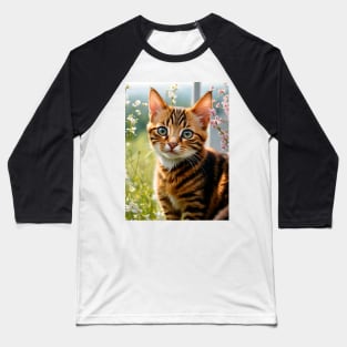 Cute Kittens Beautiful Cats Baseball T-Shirt